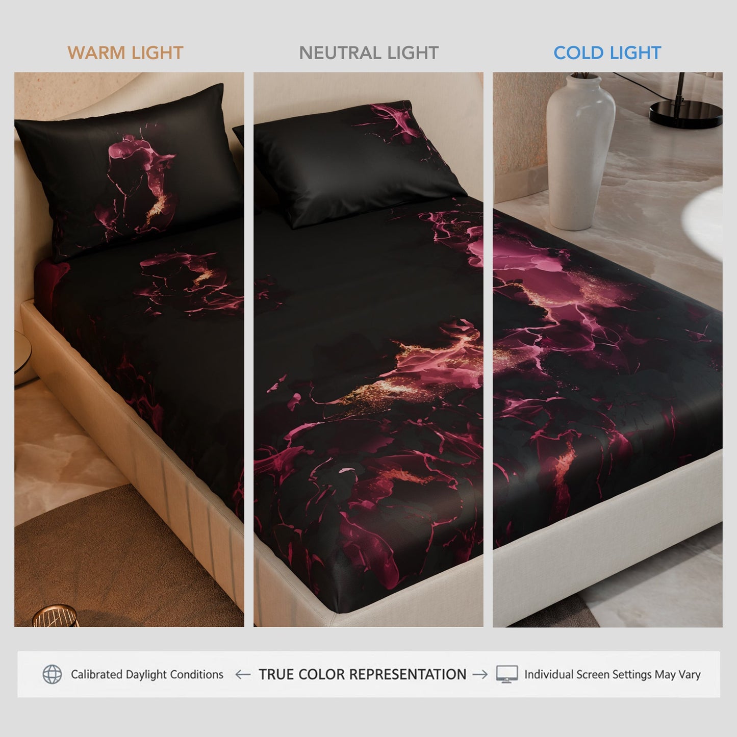Shadows of the Flame Fitted Bedsheet Set
