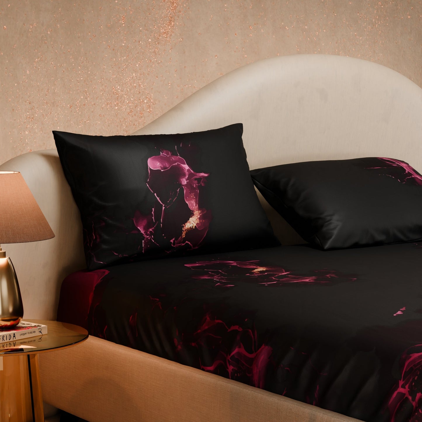 Shadows of the Flame Fitted Bedsheet Set