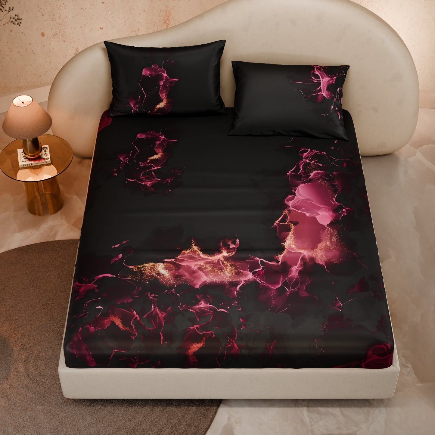 Shadows of the Flame Fitted Bedsheet Set