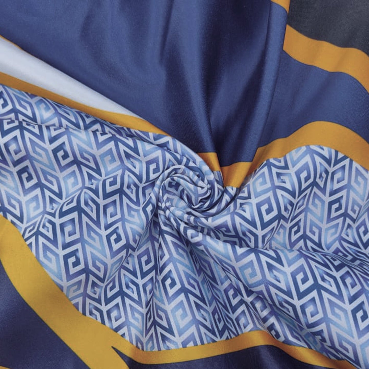 Indigo Fragment Enriched Cotton Bedsheet Set