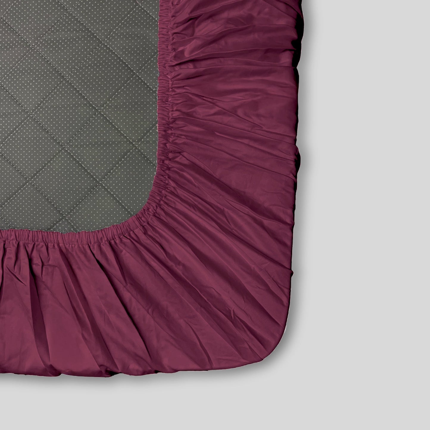 Cherry Crimson Luxstre Cotton Fitted Sheet Set