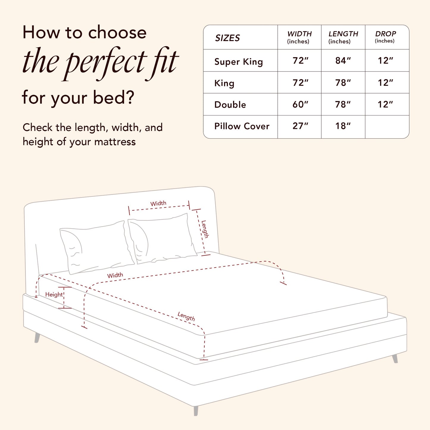 Cherry Crimson Luxstre Cotton Fitted Sheet Set