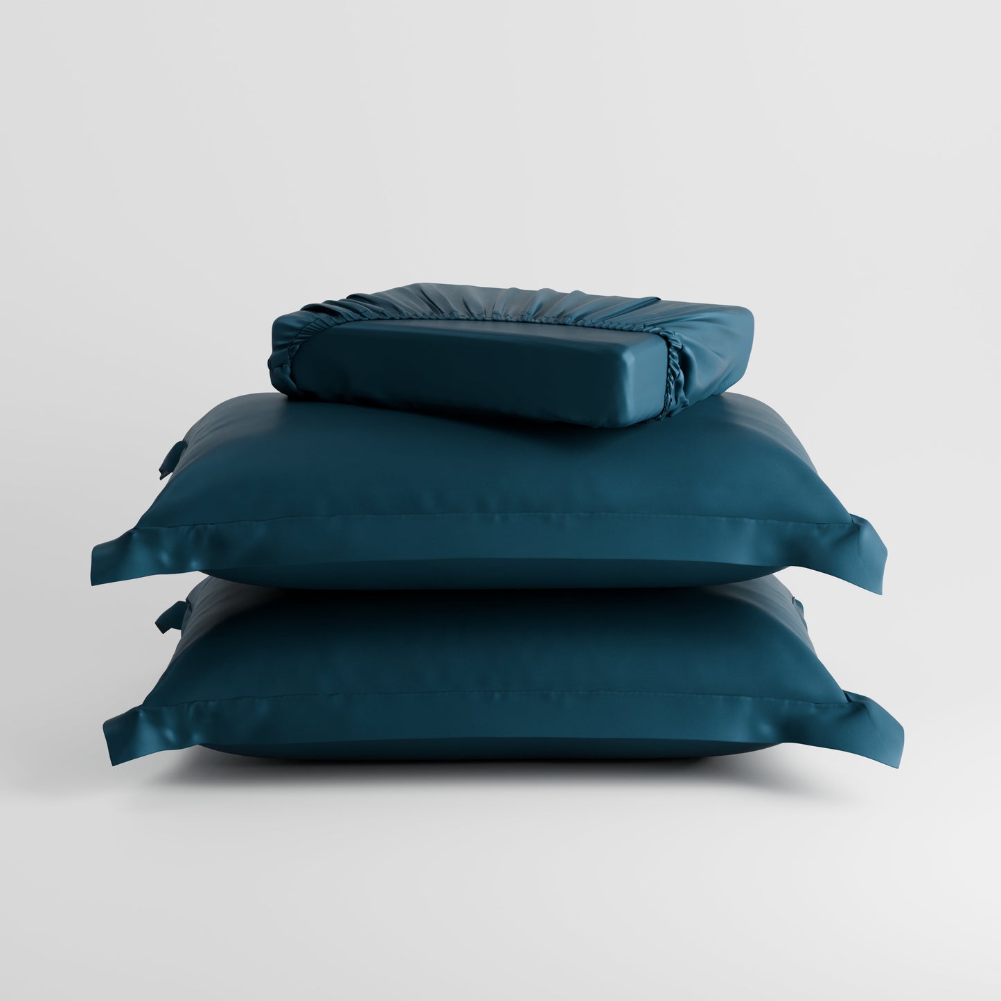 Ocean Azure Luxstre Cotton Fitted Sheet Set