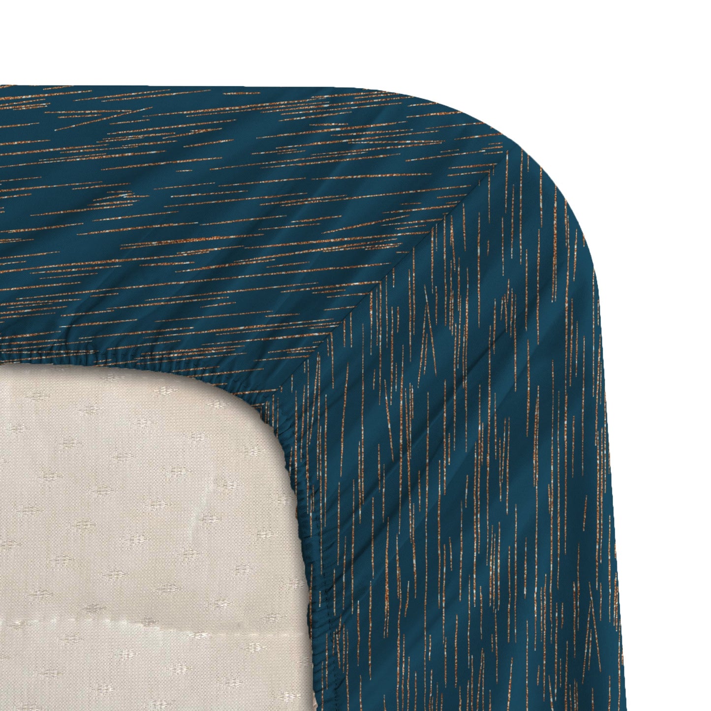 Azzure Dazzle  Luxstre Cotton Fitted Sheet Set