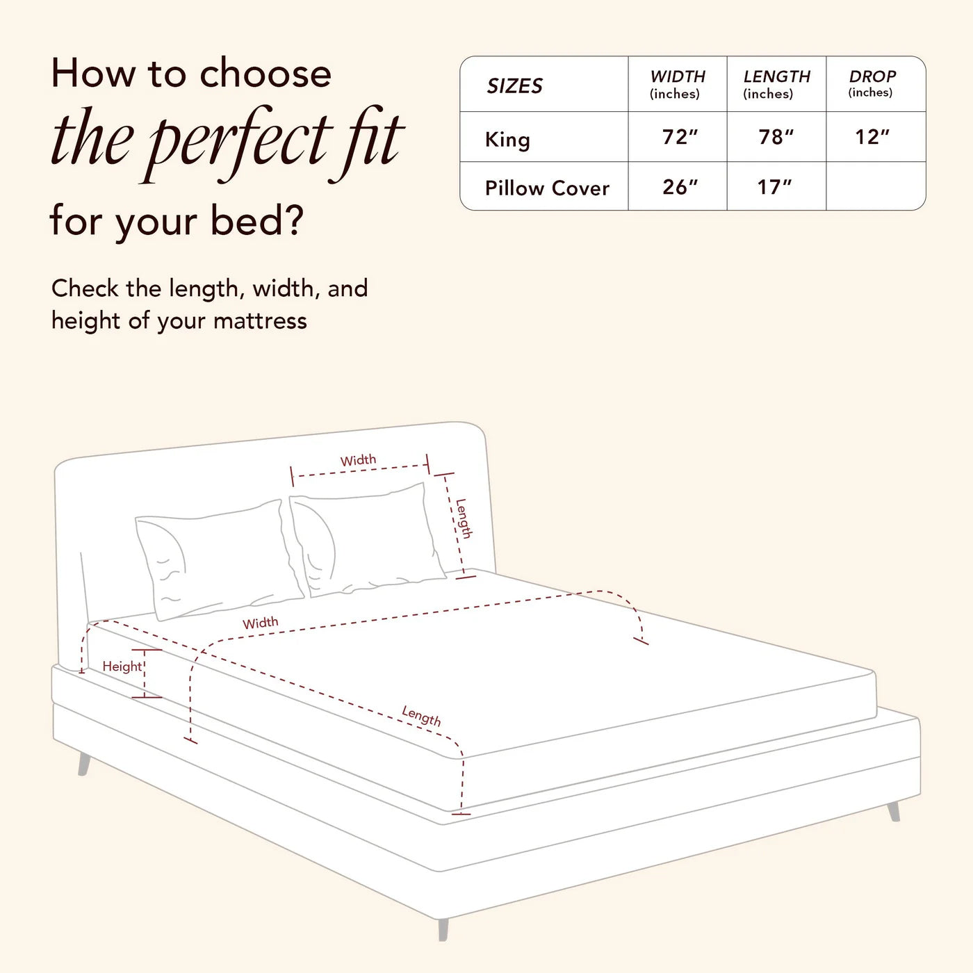 Sandstone Glow  Luxstre Cotton Fitted Sheet Set