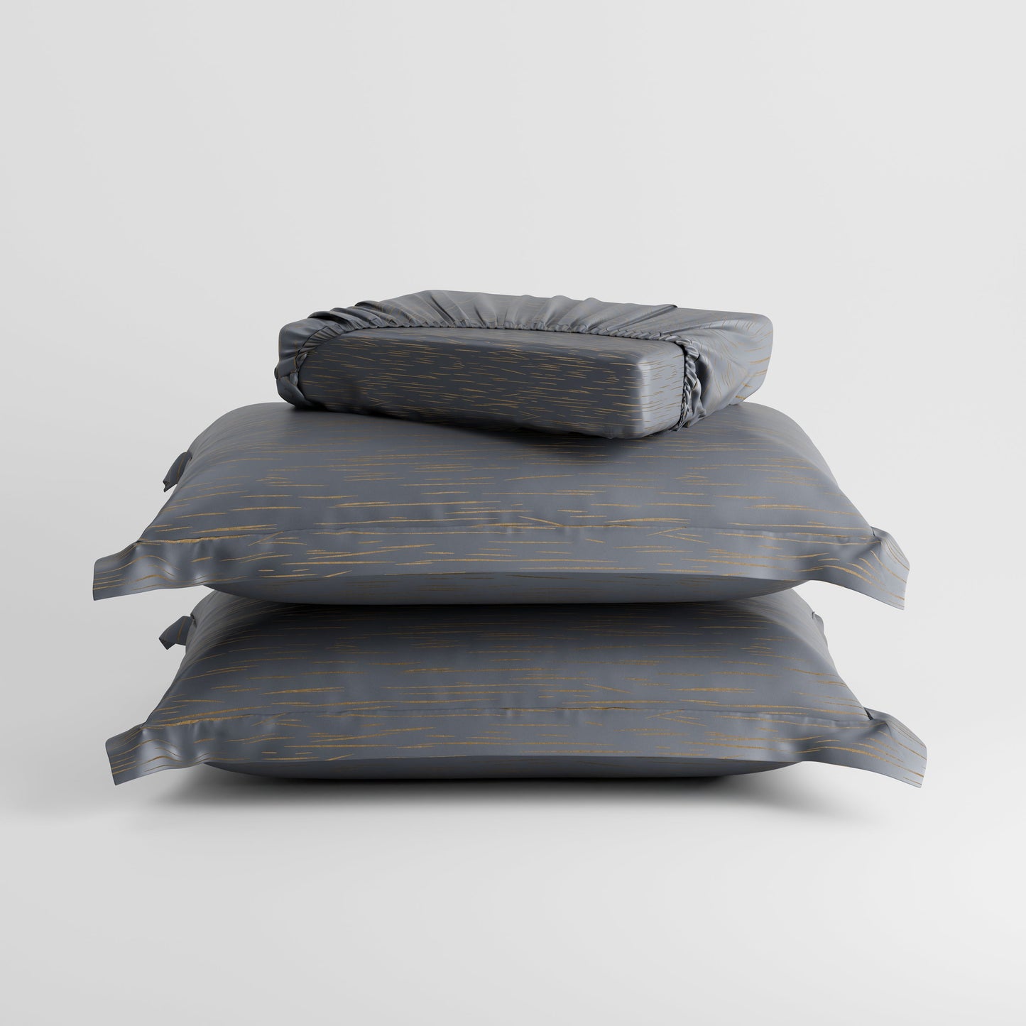 Golden Dusk  Luxstre Cotton Fitted Sheet Set