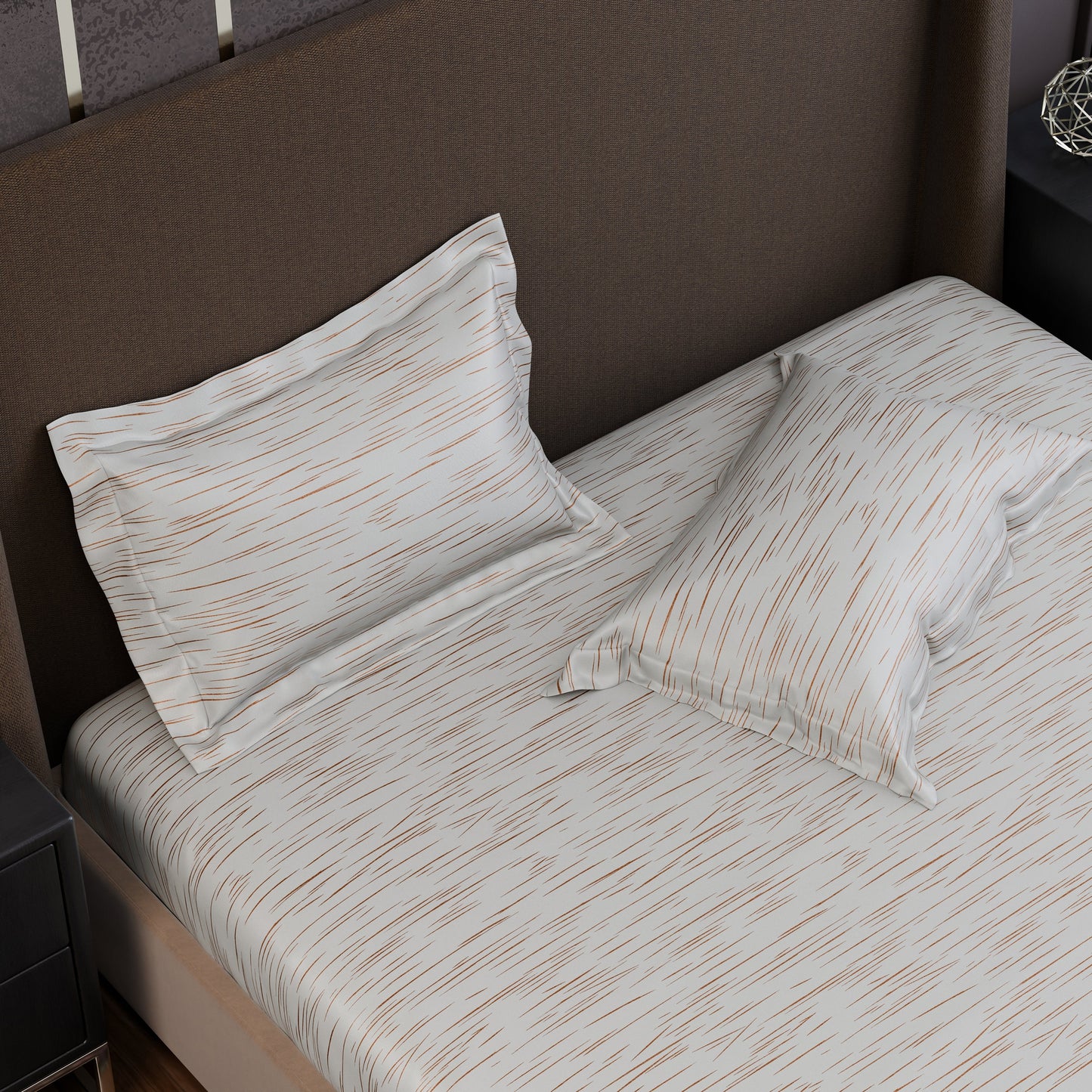 Ivory Rose  Luxstre Cotton Fitted Sheet Set