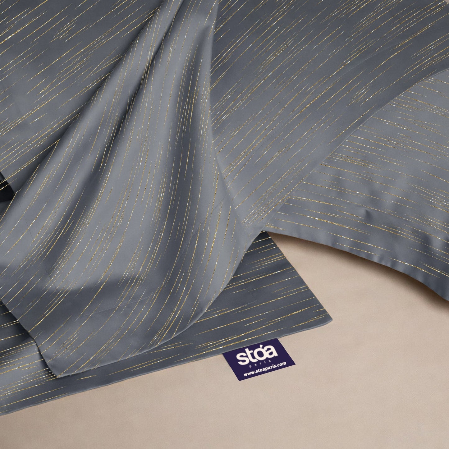 Golden Dusk Luxstre Cotton Bedsheet Set
