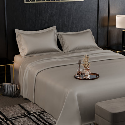 Dune Dusk Luxstre Cotton Bed Sheet Set