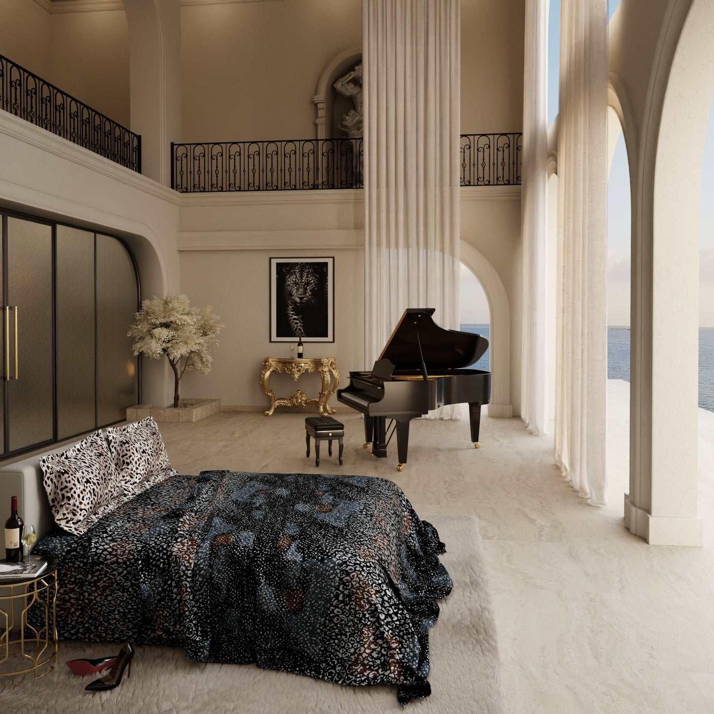 Shadow Hunter Enriched Cotton Bedsheet Set
