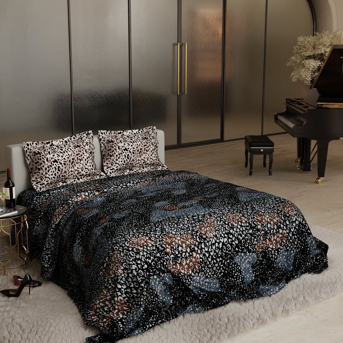 Shadow Hunter Enriched Cotton Bedsheet Set