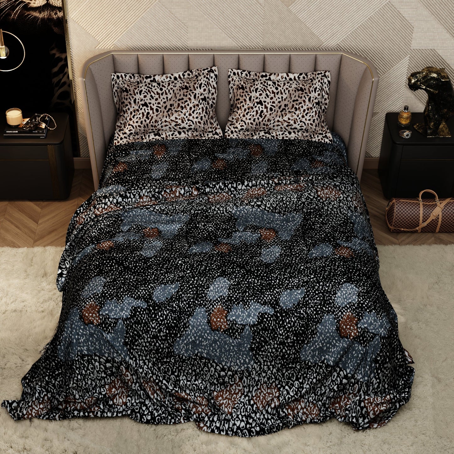 Shadow Hunter Enriched Cotton Bedsheet Set