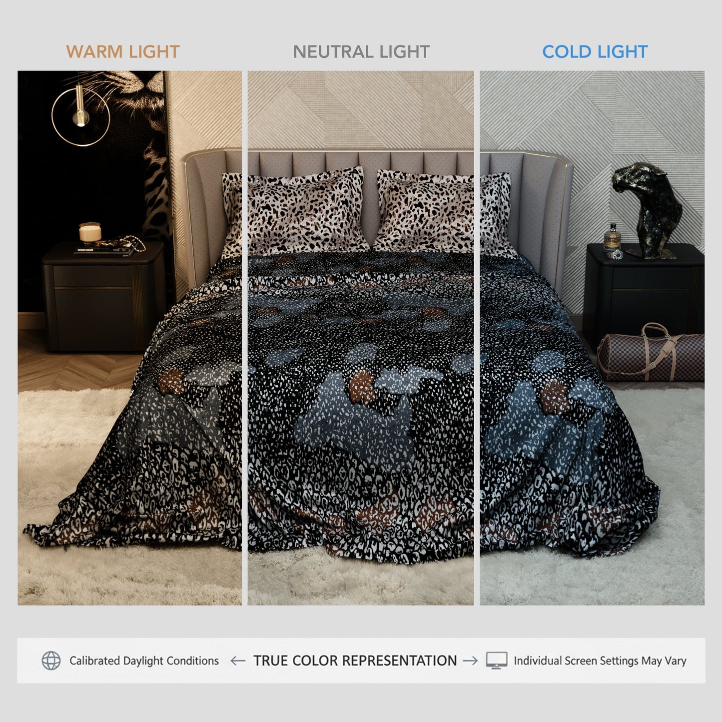 Shadow Hunter Enriched Cotton Bedsheet Set