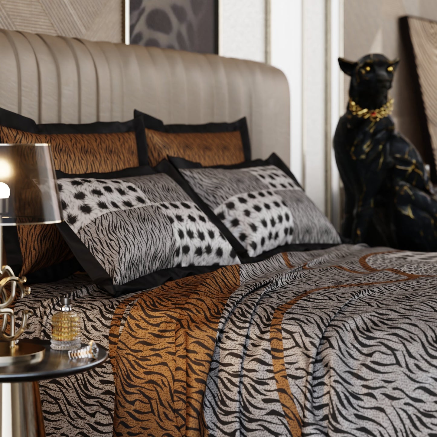 Primal Elegance Enriched Cotton Bedsheet Set