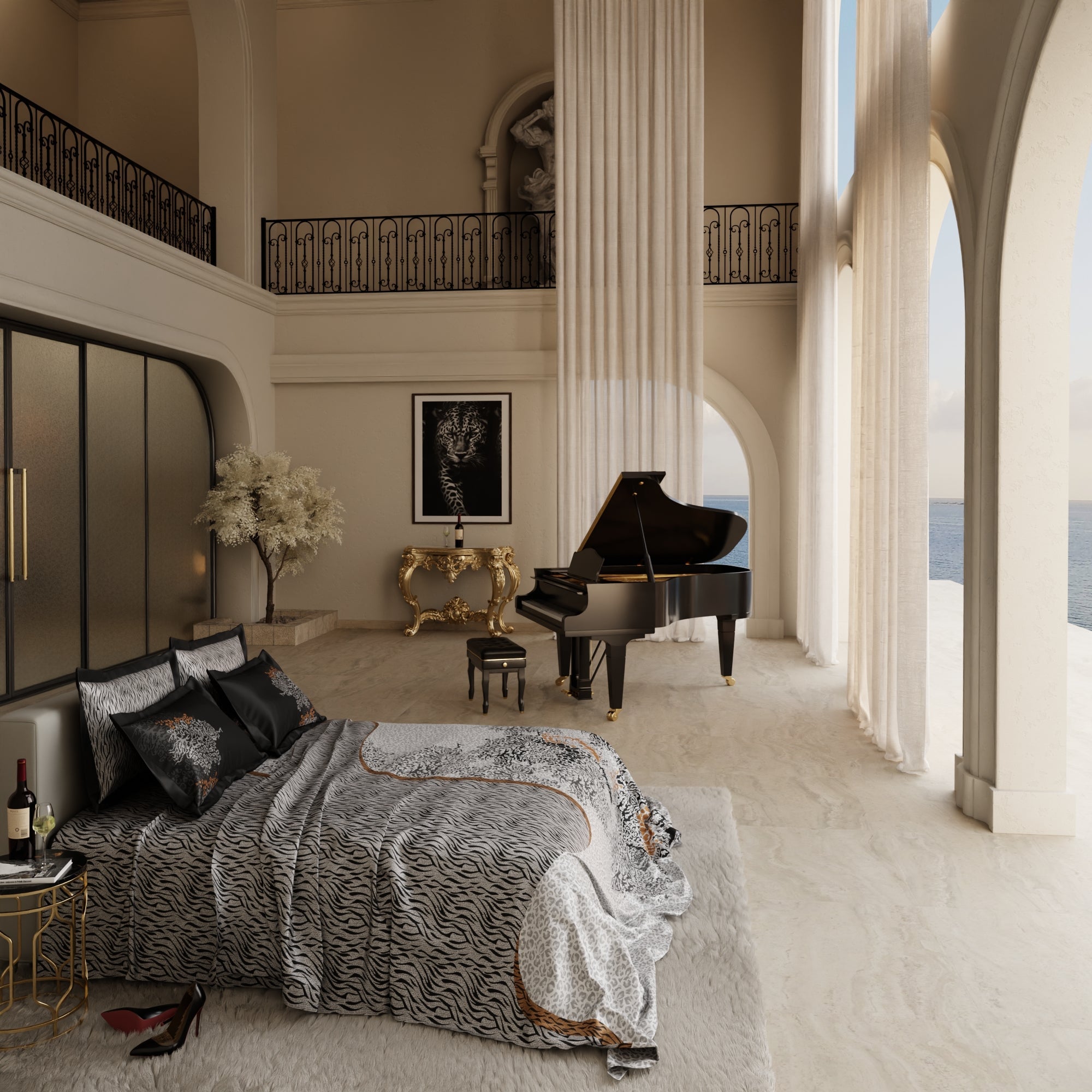 Mist Walker Enriched Cotton Bedsheet Set