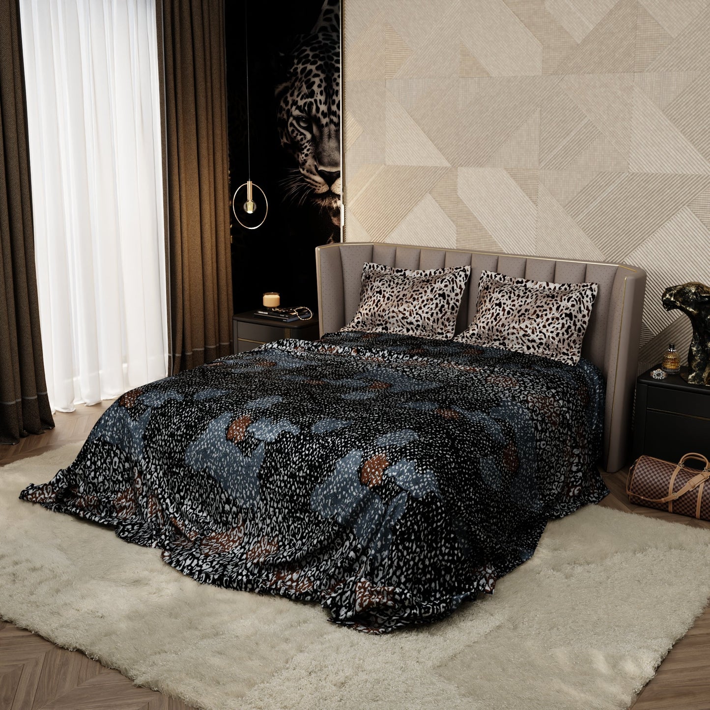 Shadow Hunter Enriched Cotton Bedsheet Set