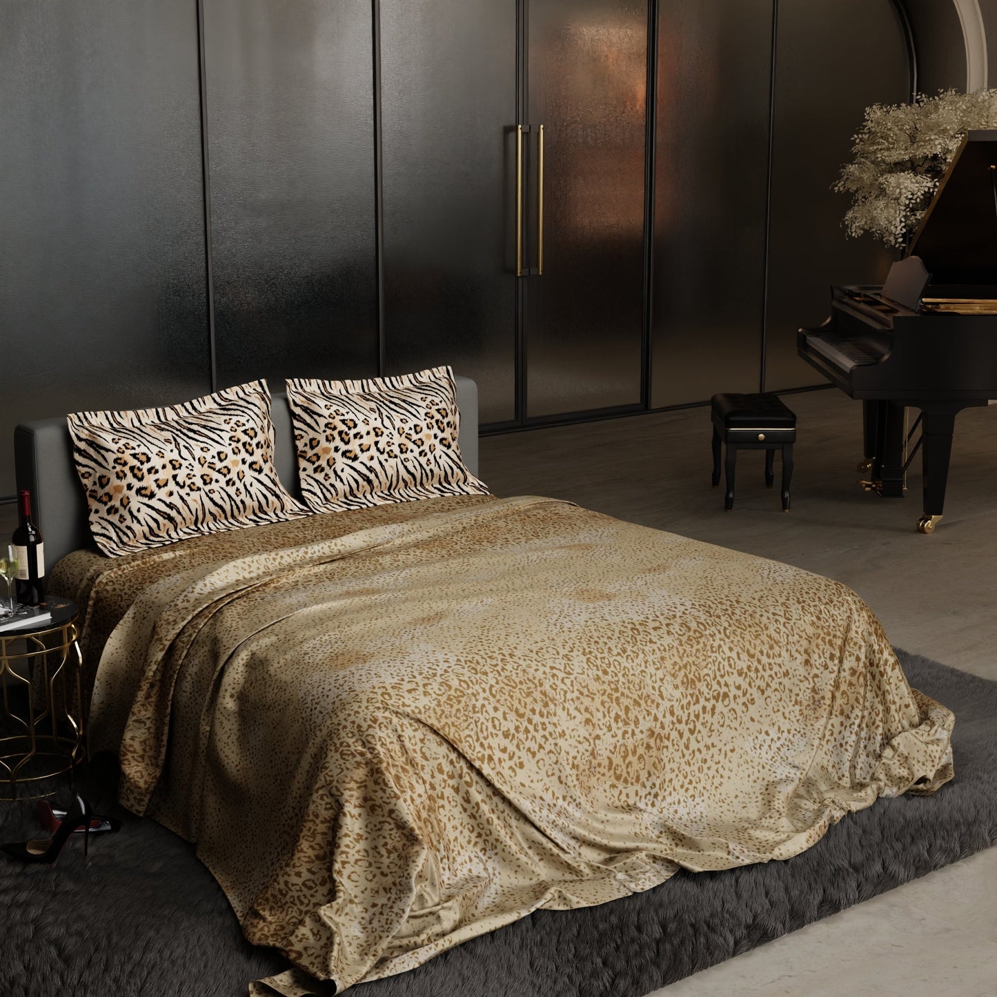 Savannah Instinct Enriched Cotton Bedsheet Set
