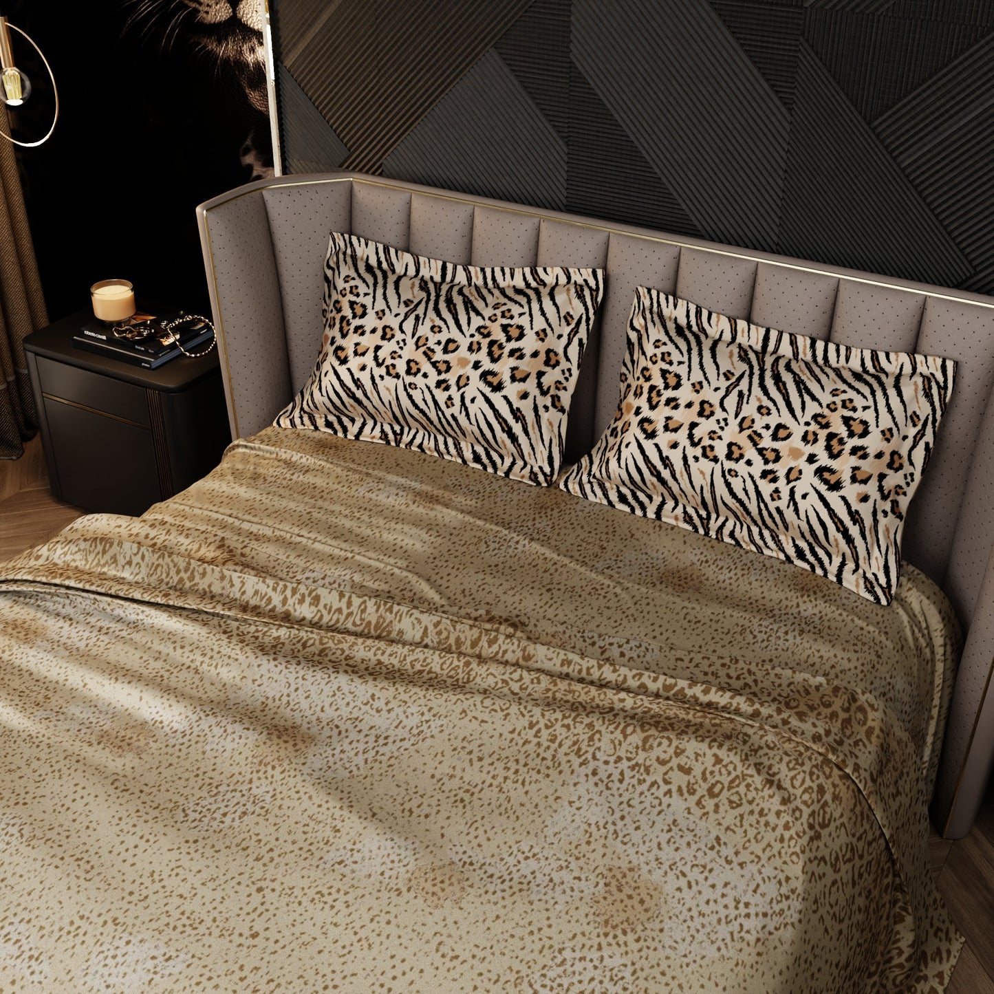 Savannah Instinct Enriched Cotton Bedsheet Set