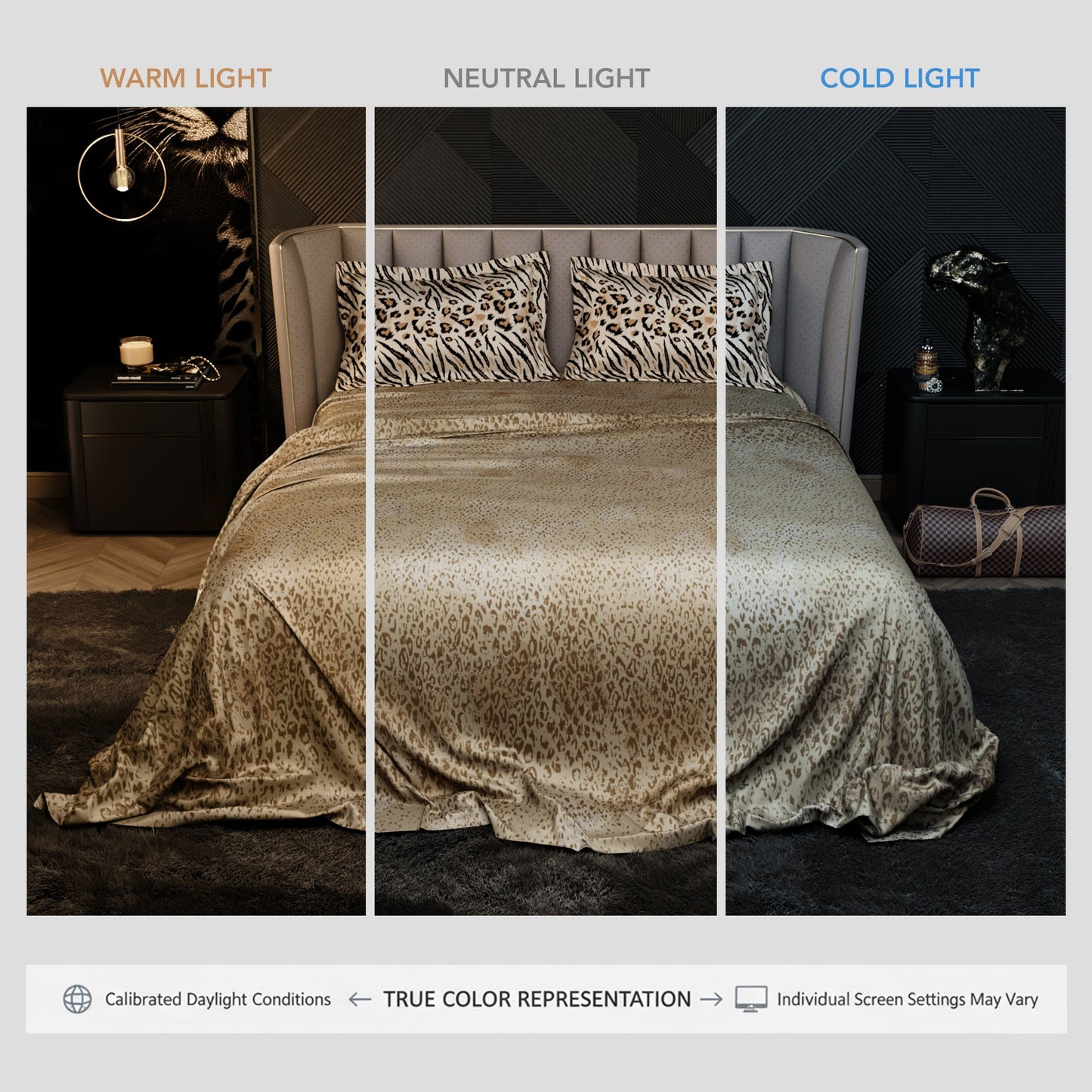 Savannah Instinct Enriched Cotton Bedsheet Set