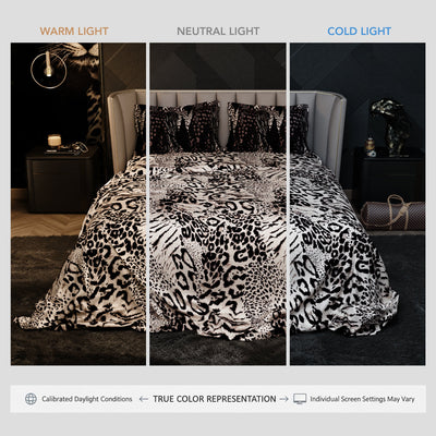 Mahogany Masquerade Enriched Cotton Bedsheet Set