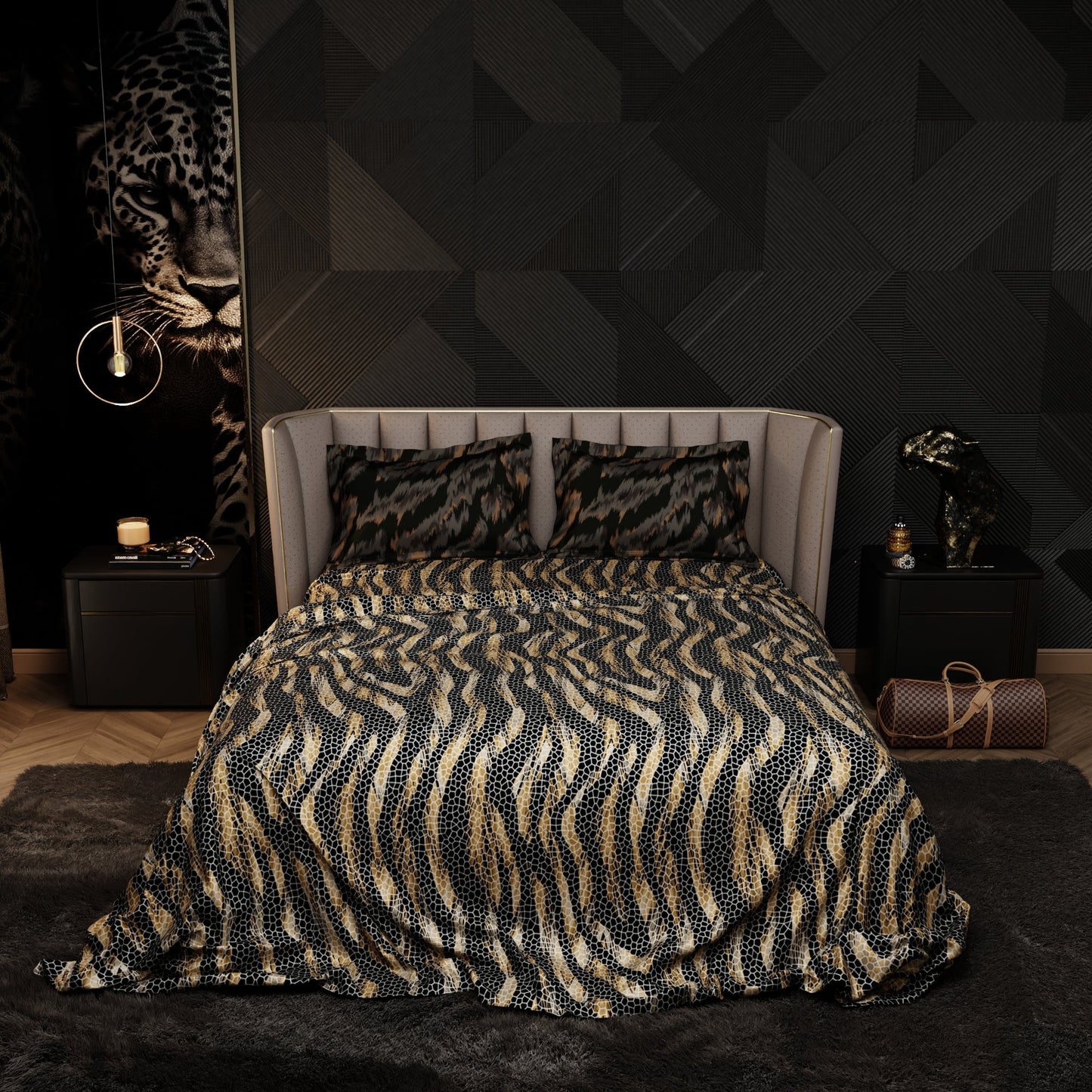 Primal Safari Enriched Cotton Bedsheet Set