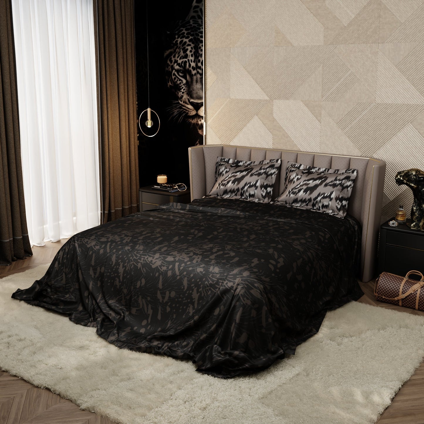 Terrain Ambush Enriched Cotton Bedsheet Set