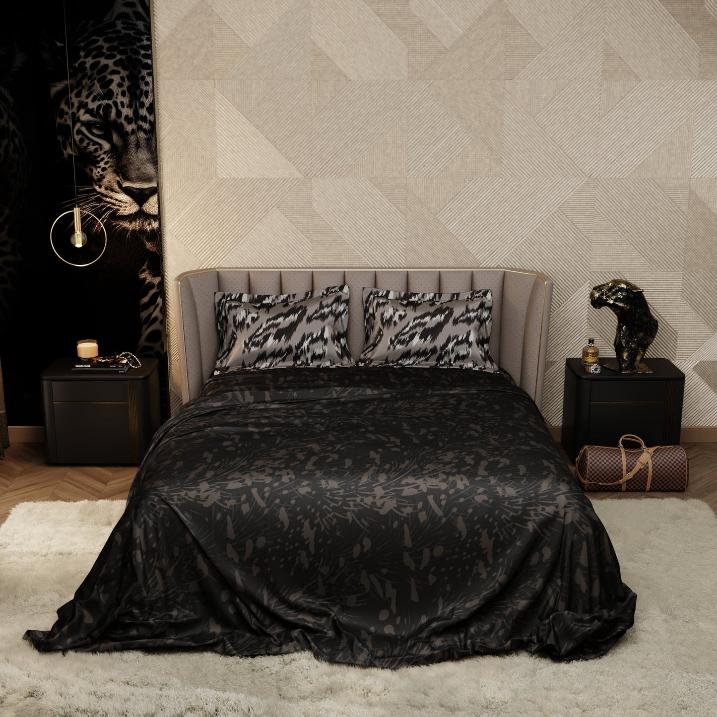 Terrain Ambush Enriched Cotton Bedsheet Set