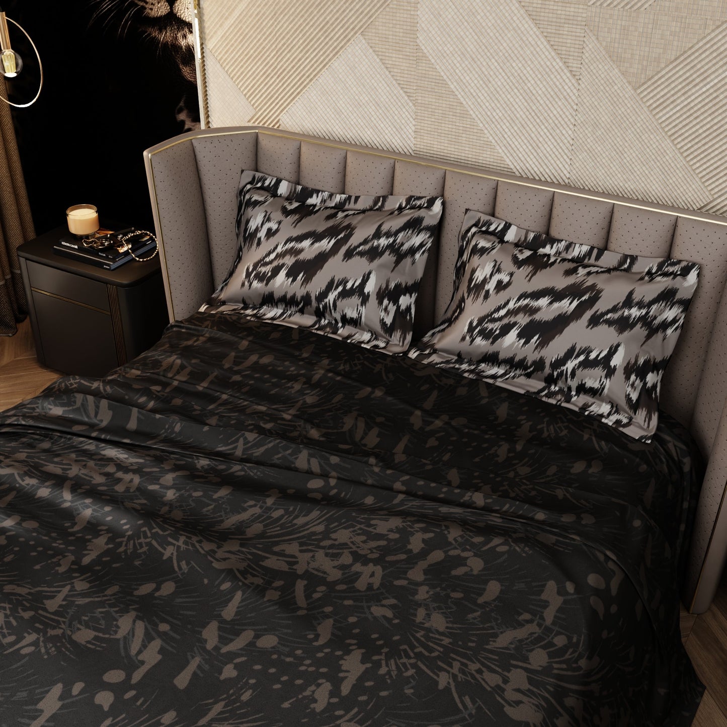 Terrain Ambush Enriched Cotton Bedsheet Set