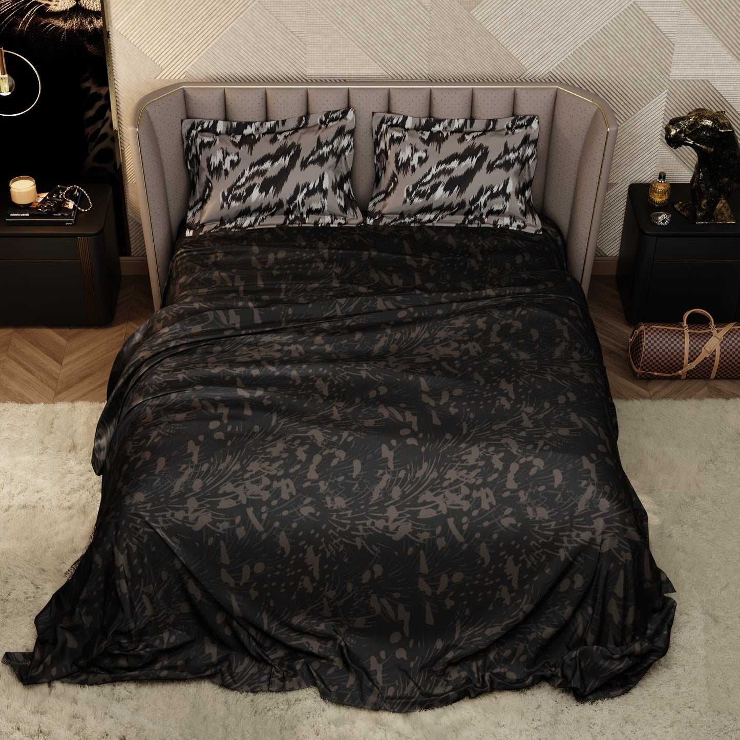 Terrain Ambush Enriched Cotton Bedsheet Set