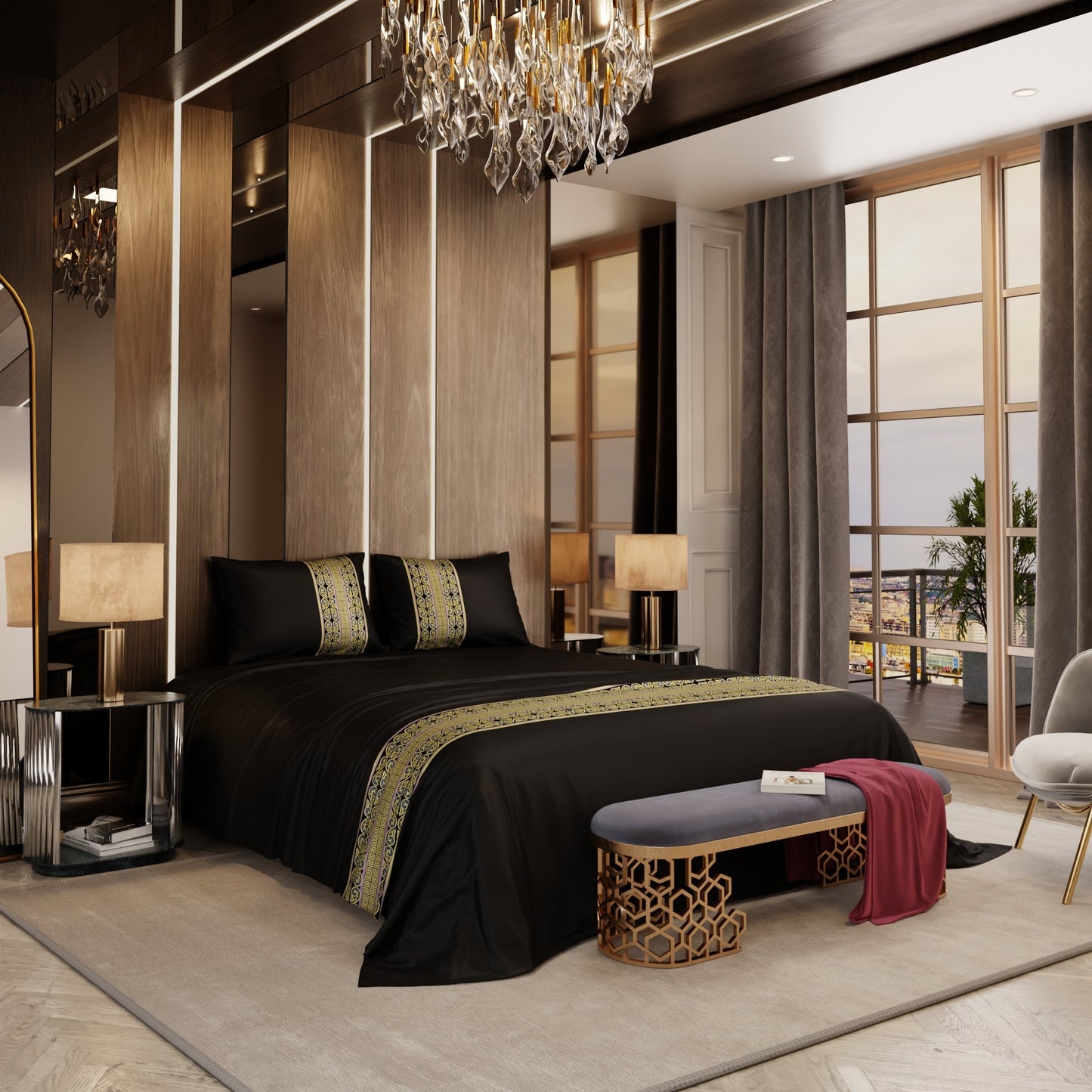 Dark Dynasty Bedsheet Set