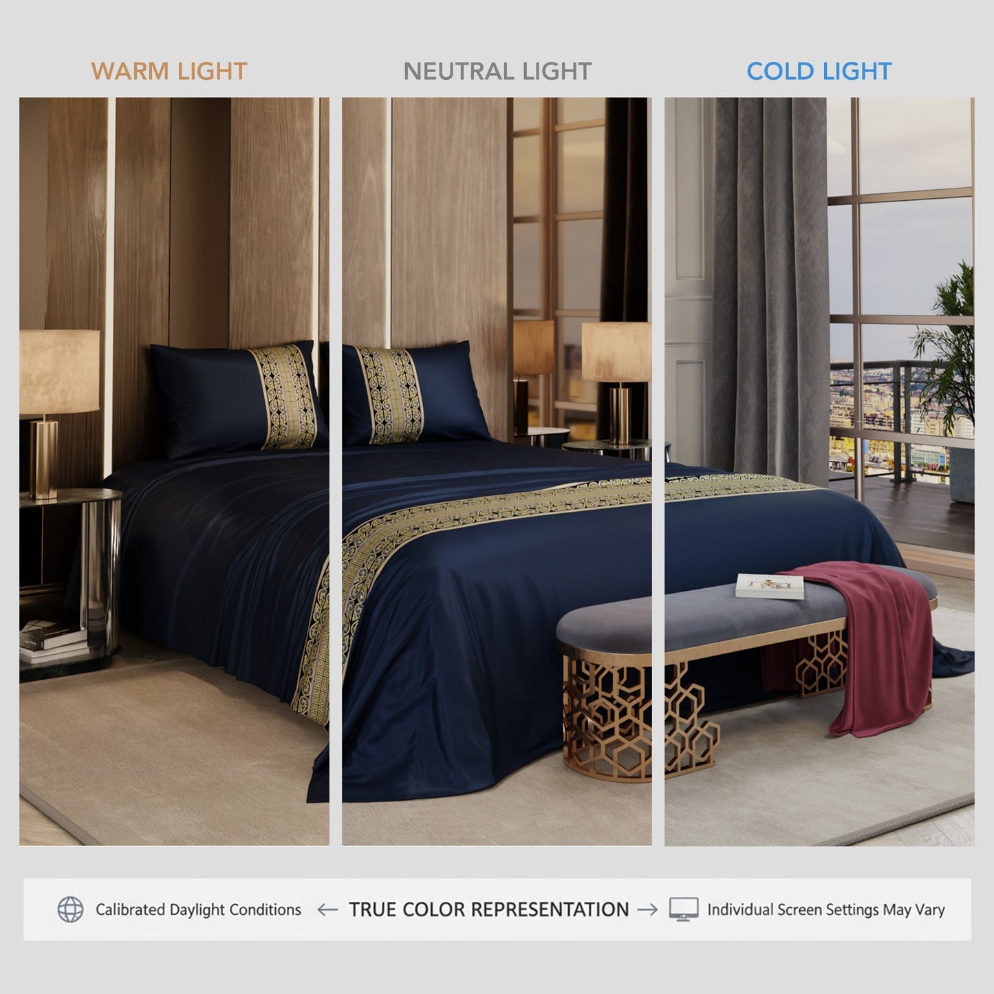 Imperial Indigo Bedsheet Set