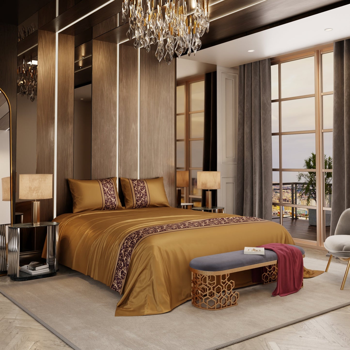 Grandeur of the Sun Bedsheet Set