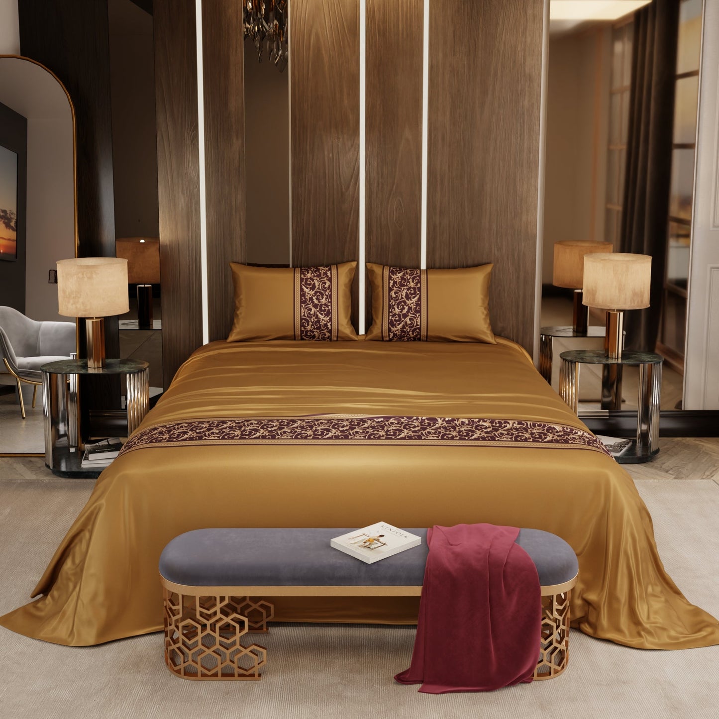 Grandeur of the Sun Bedsheet Set