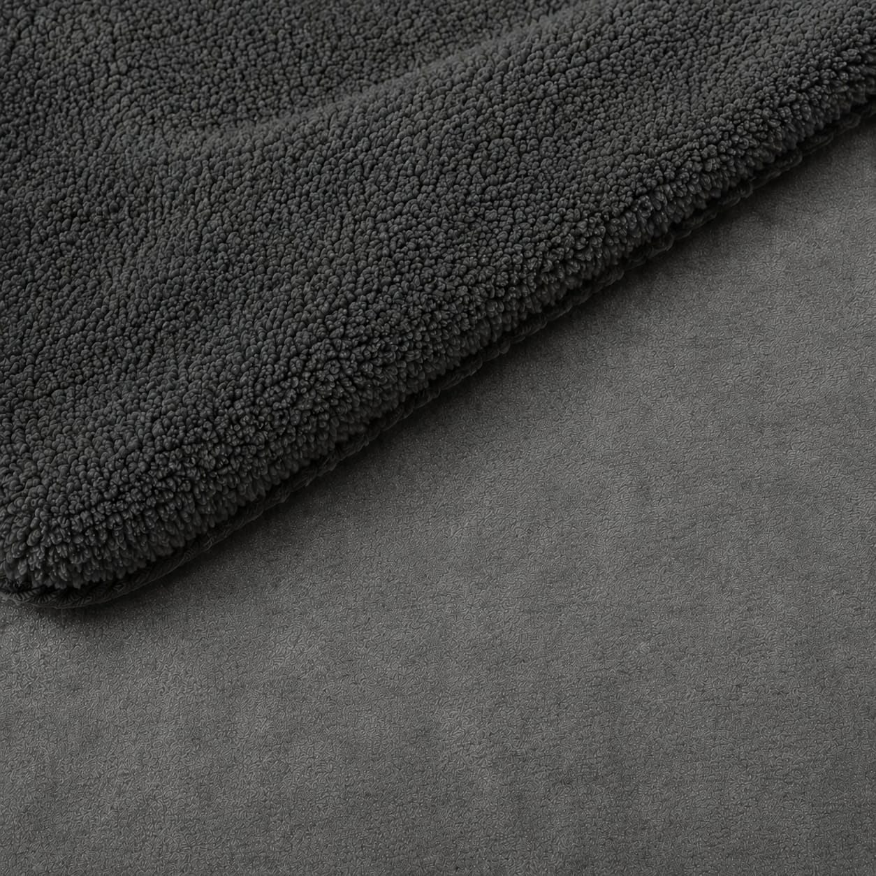 Sherpa Milano King Size Reversible 2 in 1 Blanket -Dark grey