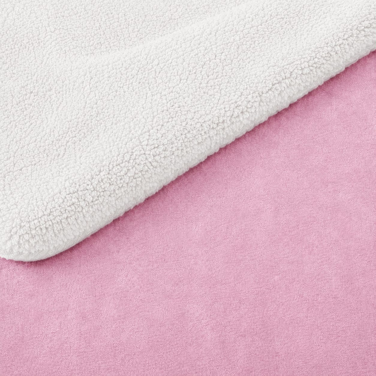 Sherpa Milano King Size Reversible 2 in 1 Blanket - Pink